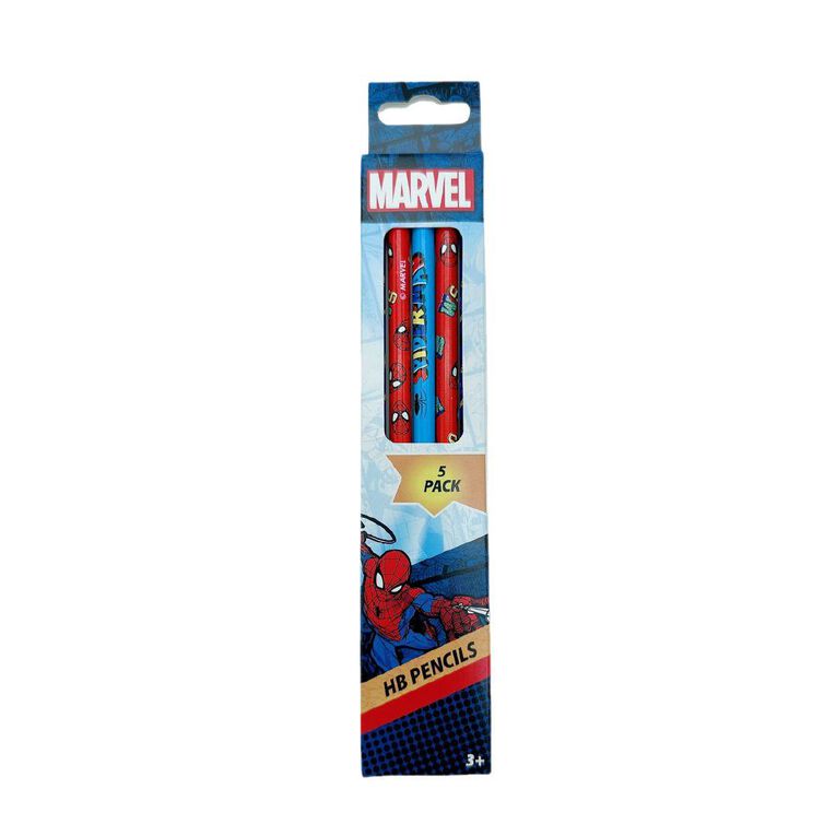 Spider-Man Pencils 5 Pack