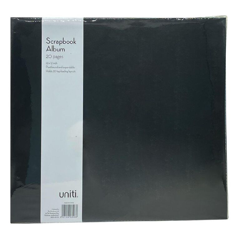 Uniti Scrapbook Album 12in x 12in 20 Pages