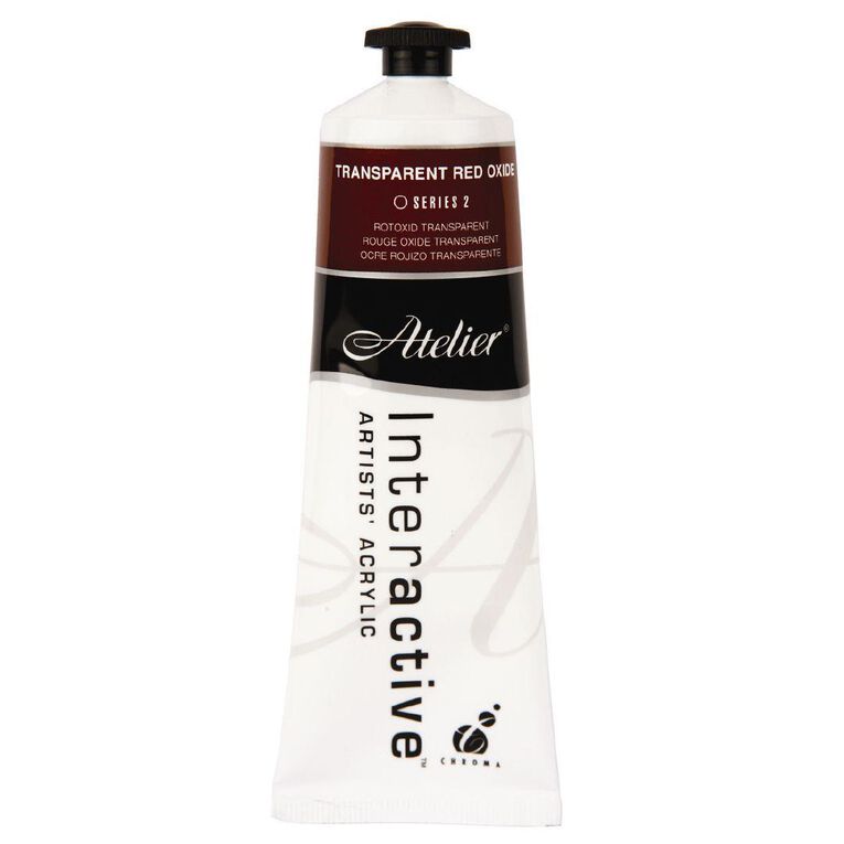 Atelier S2 Acrylic Paint Transparent Red Oxide 80ml