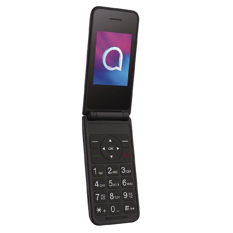 One NZ Alcatel 30.82  Flip 4G Locked Bundle - Grey