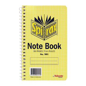 Spirax No.561 Spiral Ruled Notebook Yellow Mid