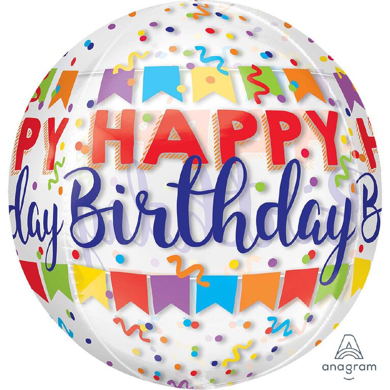 Anagram Orbz Happy Birthday Banner