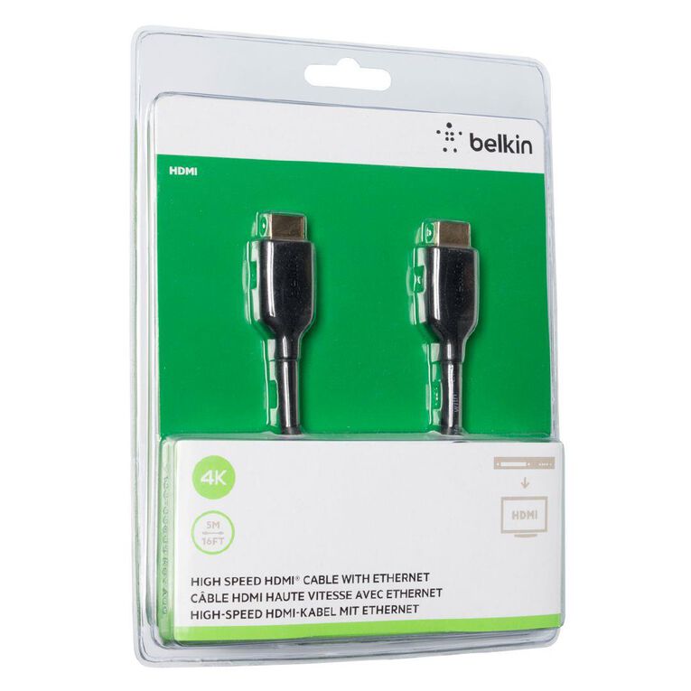 Belkin High Speed HDMI Cable with Ethernet 4k/ Ultra HD 5M