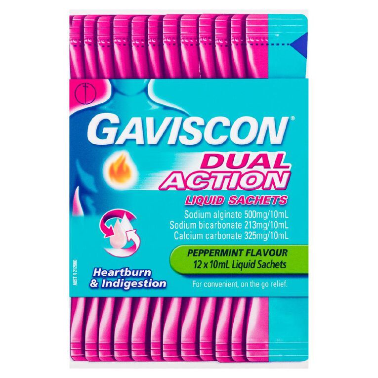 Gaviscon Dual Action Liquid Sachet 10ml