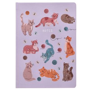 Uniti Stationery Cats Notebook A5