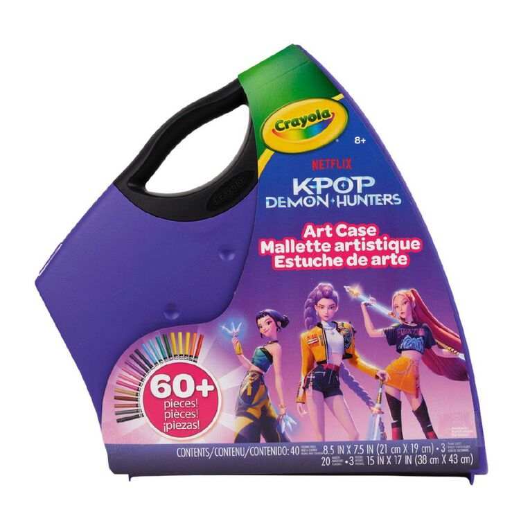 Crayola K-Pop Demon Hunters Art Case