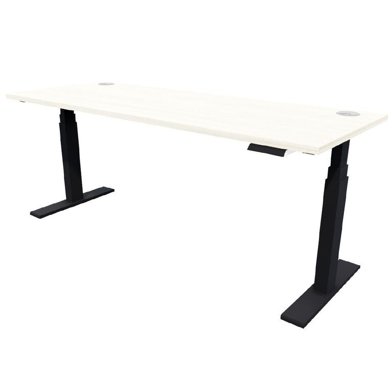 Zealand Electric Height Adjustable Desk 1800 x 700 Coastal Elm