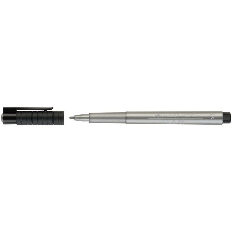 Faber-Castell Pitt Artist Pen Metallic Silver