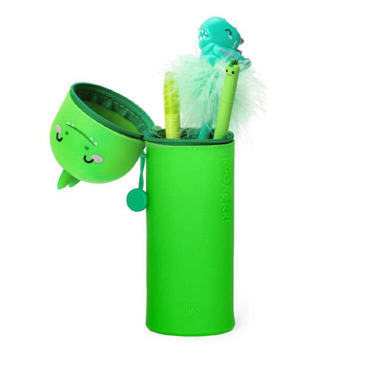 Legami 2-in-1 Silicone Pencil Case Kawaii Dino