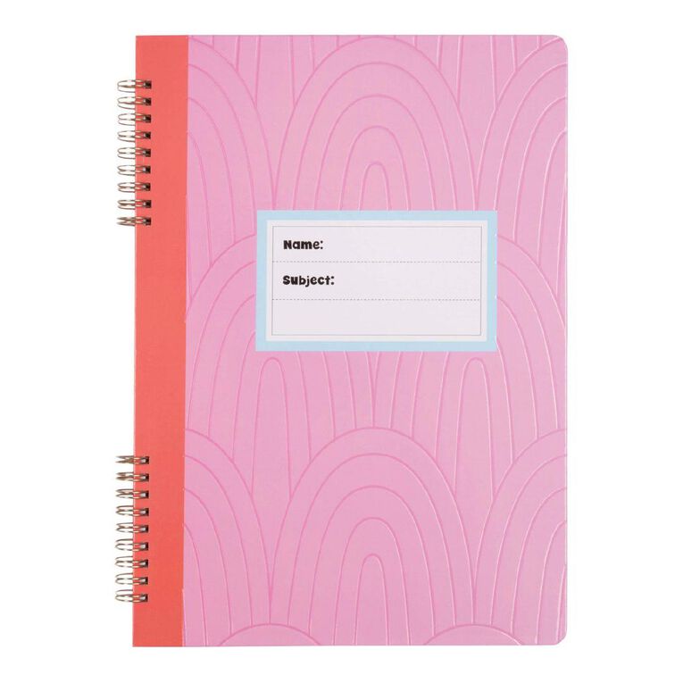 Uniti Stationery Pink A4 Notebook