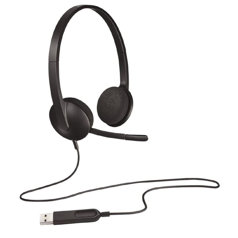 Logitech H340 USB Headset Black