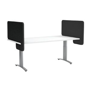 Boyd Visuals Desk Divider Black 540mm x 800mm