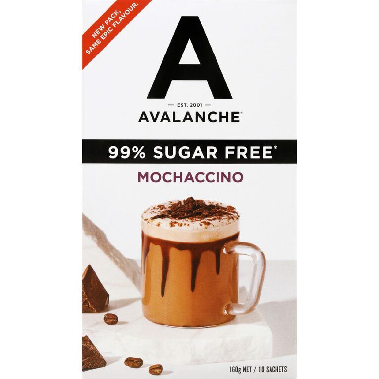 Avalanche 99% Sugar Free Mochaccino 10 Pack
