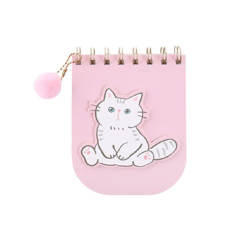Uniti Kids Playful Simplicity Spiral Cat Notepad