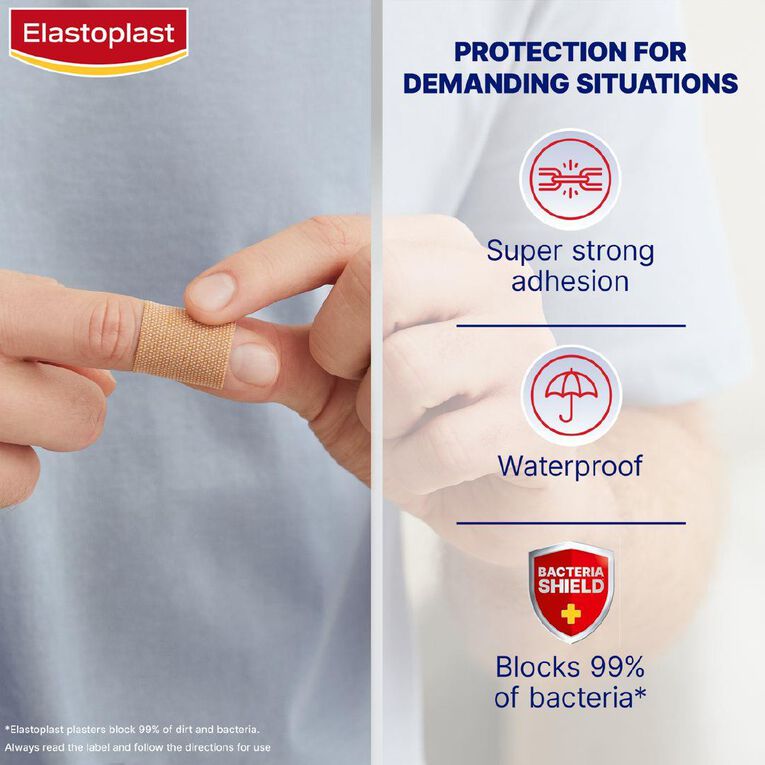 Elastoplast Heavy Fabric Extra Large Strips 10 Pack