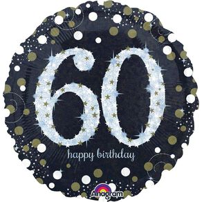 Anagram 45cm Standard Sparkling 60 Balloon