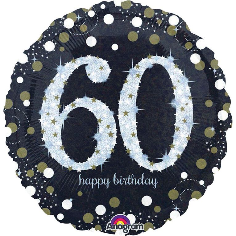 Anagram 45cm Standard Sparkling 60 Balloon