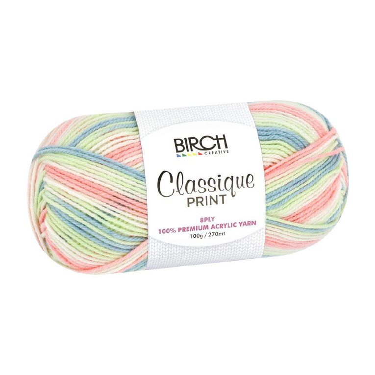 Birch Classique Yarn Prints 100% Premium Acrylic 100G 8Ply Spring