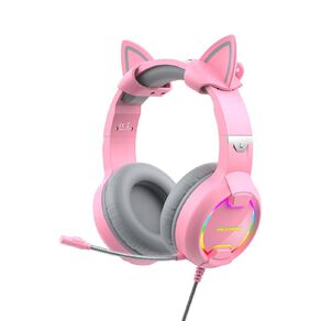 Playmax Pink Taboo Cat Headphones