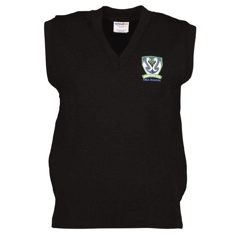 Schooltex Murupara Area Wool Vest with Embroidery