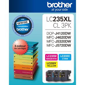 Brother Ink LC235XL Colour 3 Pack 1200 pages