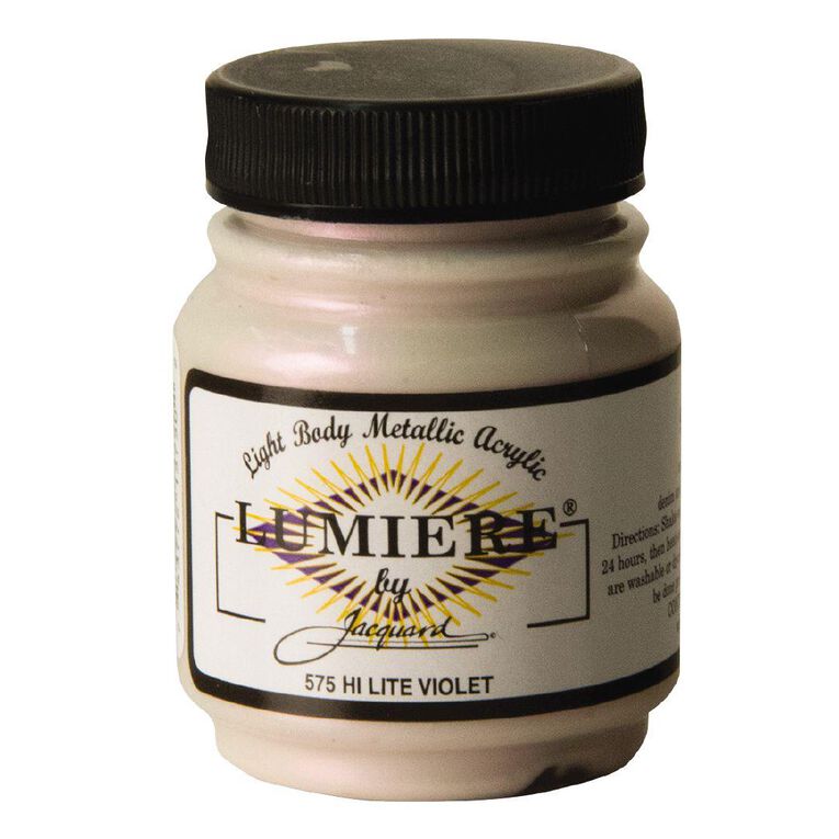 Jacquard Lumiere Acrylic Paint Hi Lite Violet 66.54ml