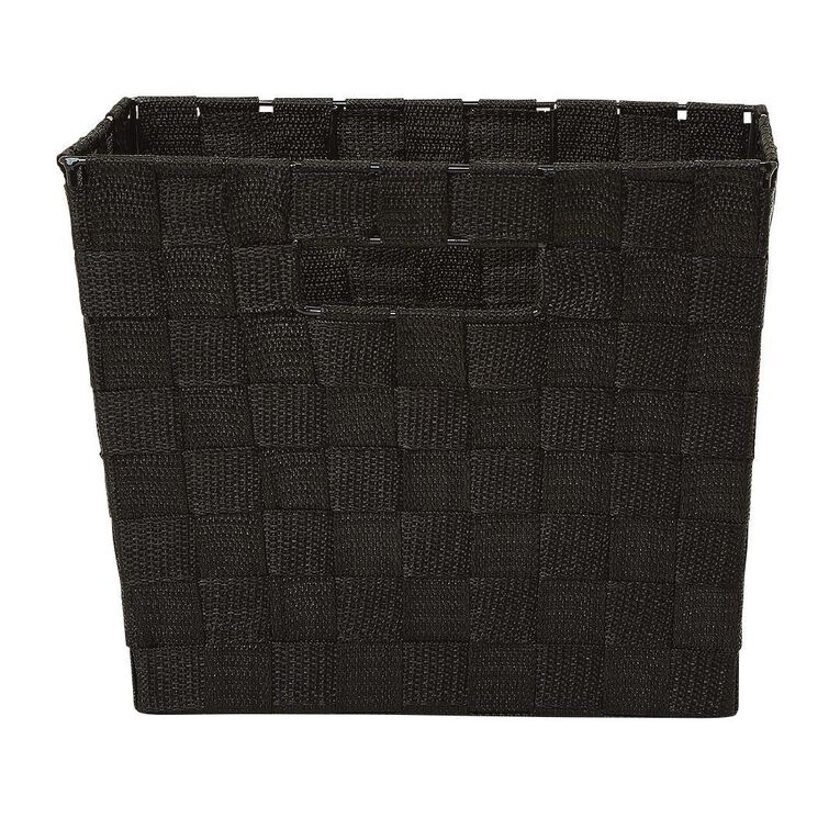Living & Co Woven Basket Black Medium