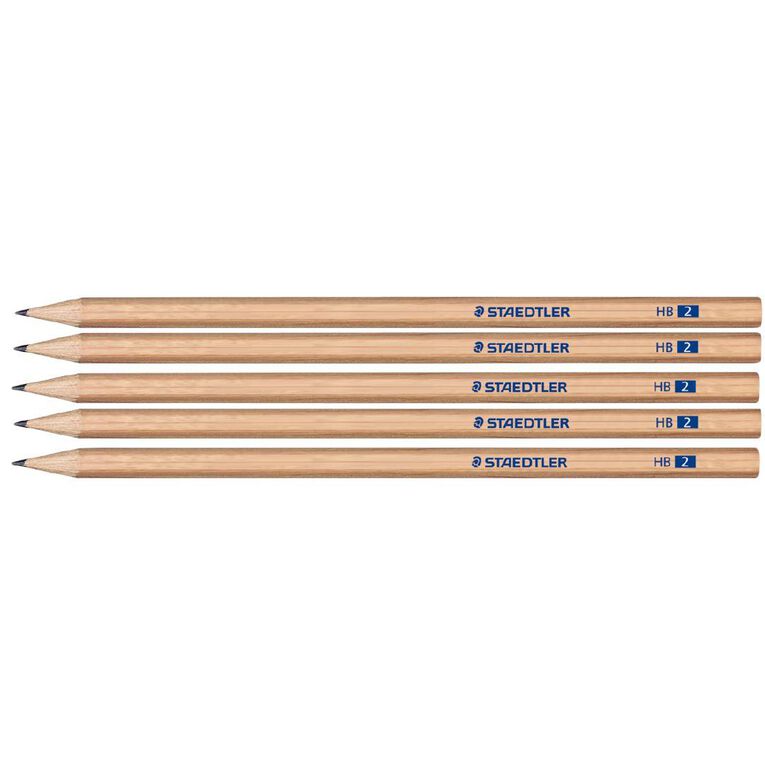 Staedtler Natural Pencils HB 5 Pack