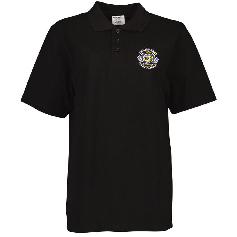 Schooltex Dannevirke High School Short Sleeve Polo with Embroidery