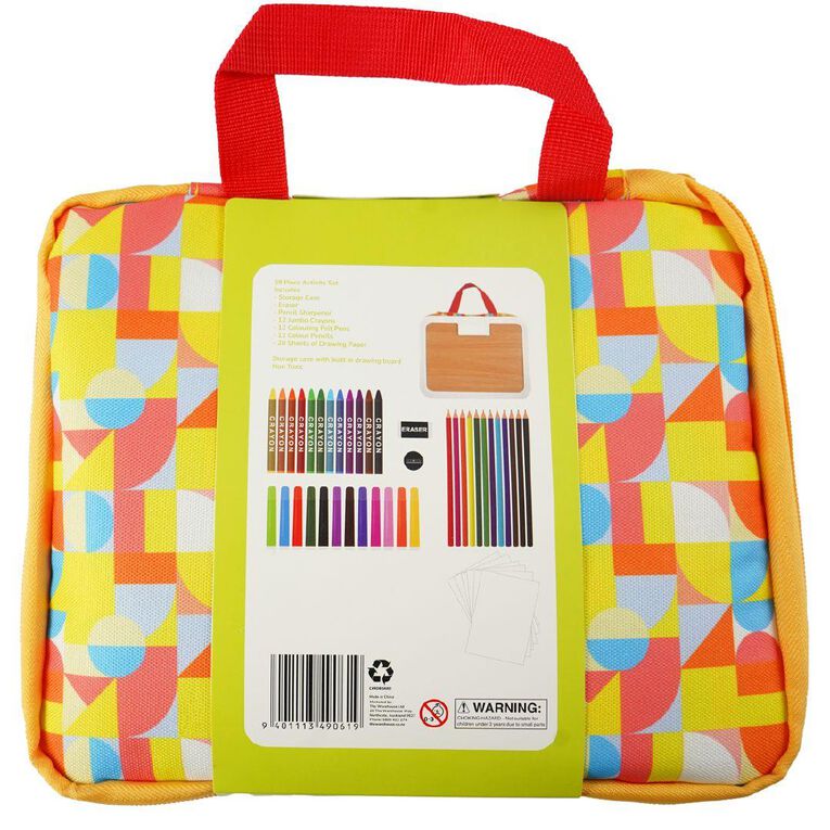 Uniti Kids Travel Art Set 59 Piece