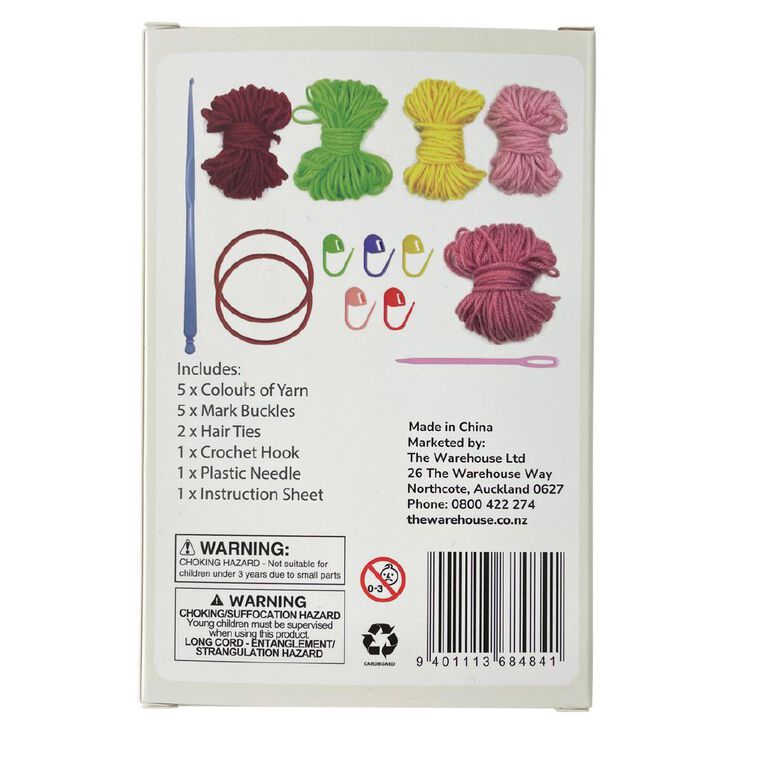 Uniti Craft Adults Crochet Kit Hair Tie Flower