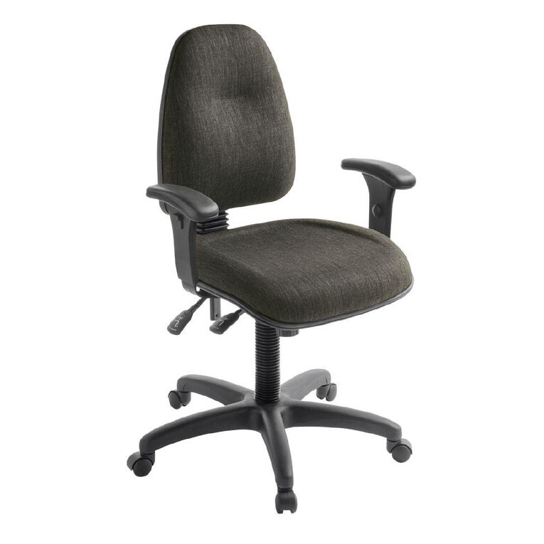 Eden Spectrum Deluxe 3 Highback Ergonomic Chair with Arms Slate