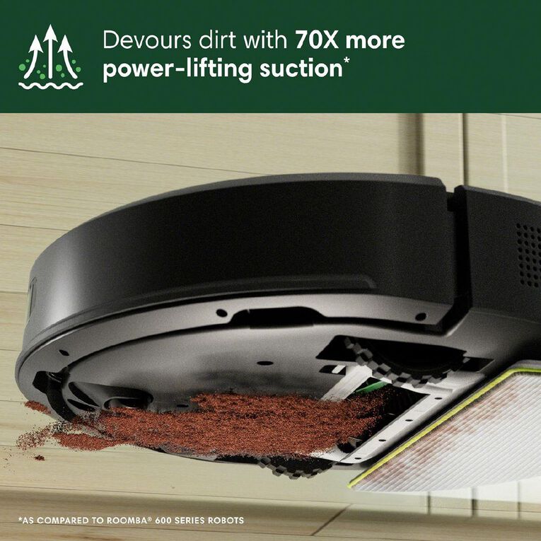 iRobot Roomba Robotic Vacuum and Mop Black