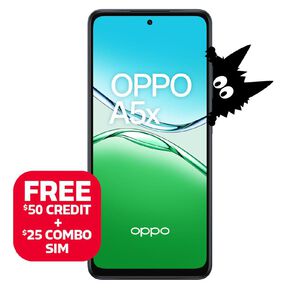 OPPO A5X 4G with Warehouse Mobile SIM Laser White