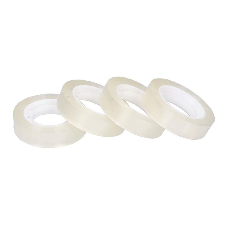 WS Clear Tape Refill 12mm x 25m 4 Pack