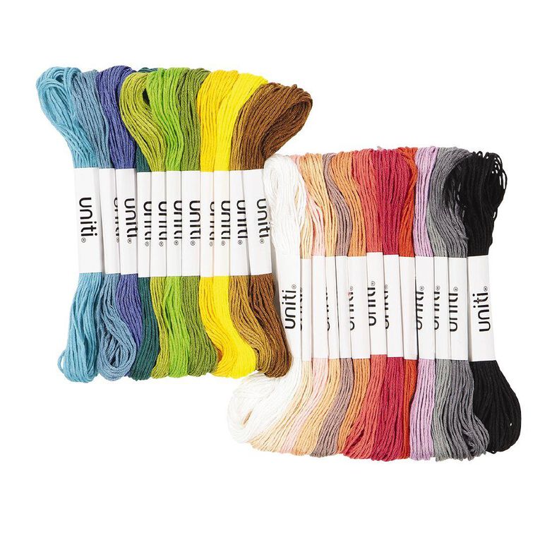 Uniti Embroidery Thread Set 24 Colours