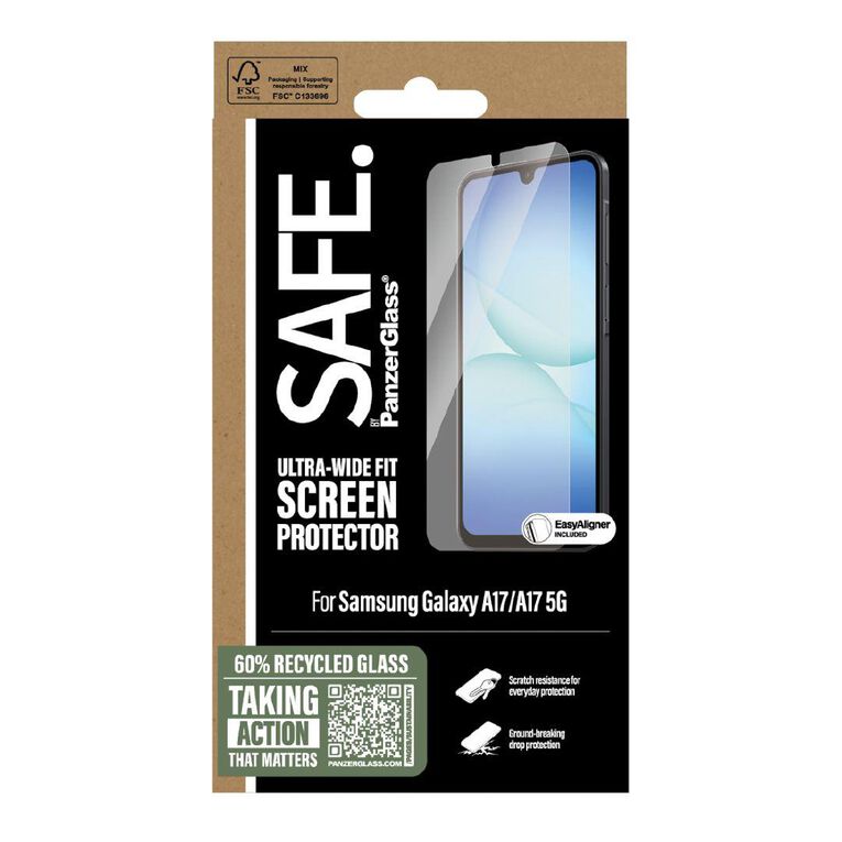 PanzerGlass SAFE by Panzer Screen Protector For Samsung Galaxy A17 5G