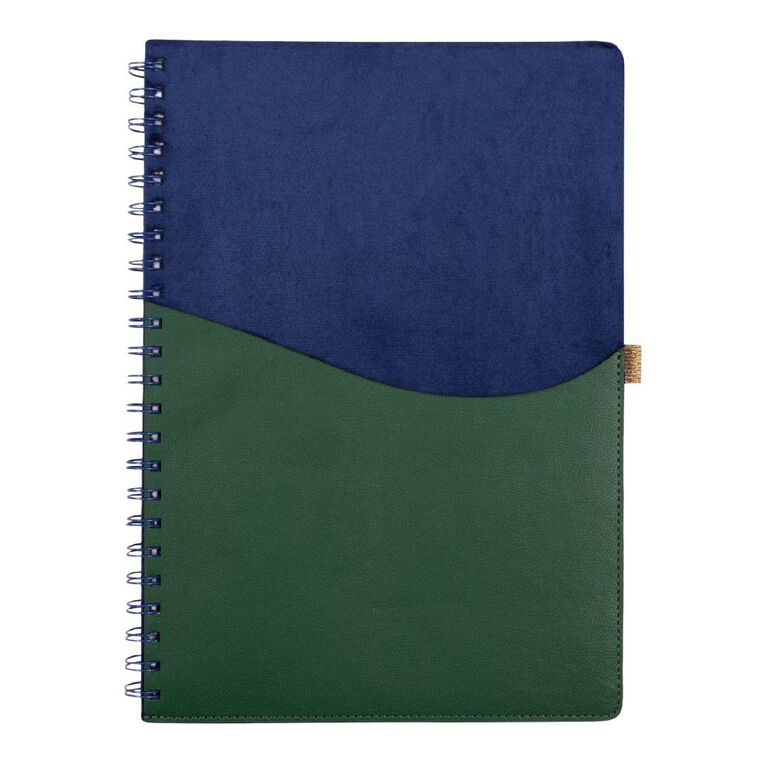 Uniti Stationery Multi Colour Wave A4 Notebook