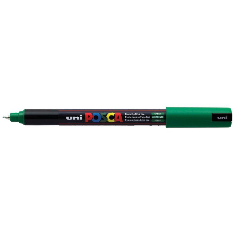 Uni Posca Marker 0.7mm Ultra-Fine Pin Tip Green