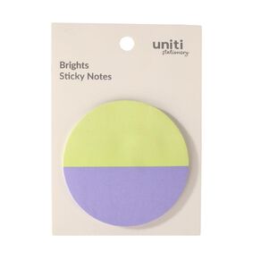 Uniti Stationery Brights Multi Coloured Circle Sticky Notes
