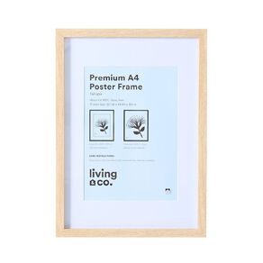 Living & Co Premium Poster Frame Natural A3/A4