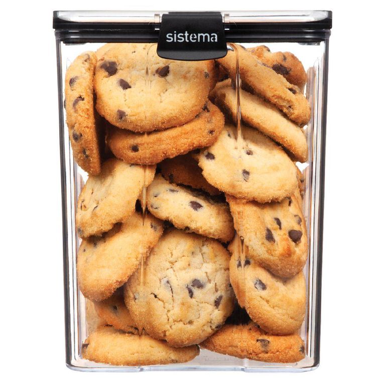 Sistema Ultra Tritan Canister Square Black 2.75L