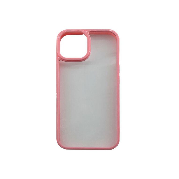 Tech.Inc Clear Phone Case For iPhone 13/14/15 TI0059PK Pink