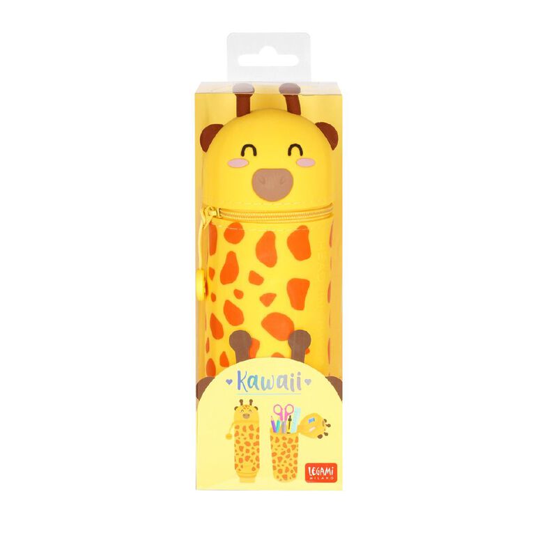 Legami 2-in-1 Silicone Pencil Case Kawaii Giraffe