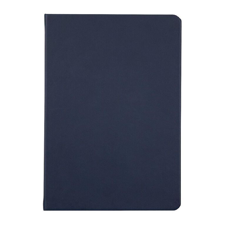 WS Hardcover PU Notebook Navy A5
