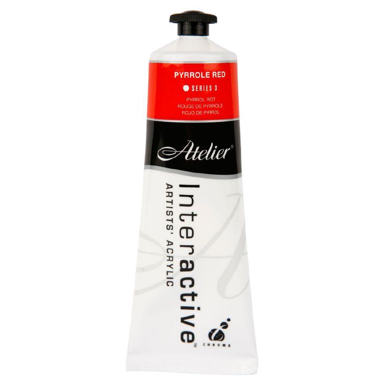 Atelier S3 Arylic Paint Pyrrole Red 80ml