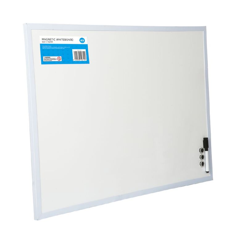 WS Magnetic Whiteboard 500mm x 750mm