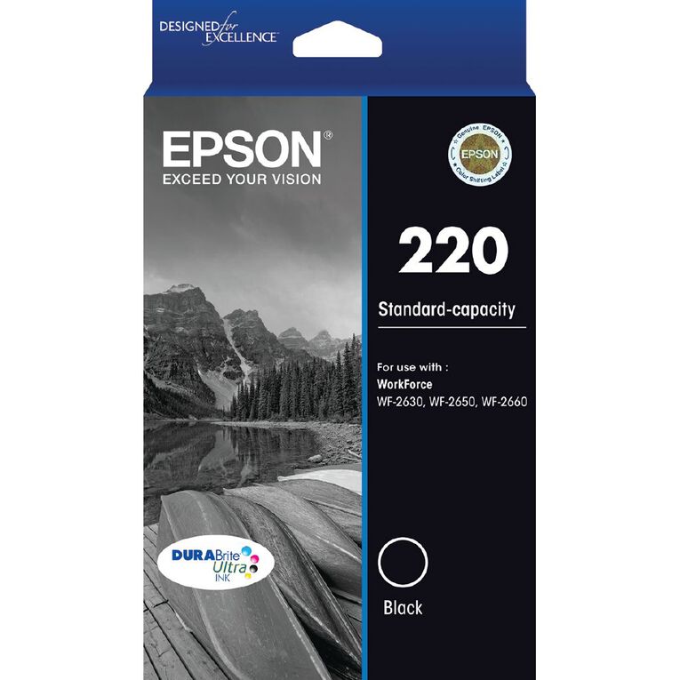 Epson Ink 220 Black 175 Pages