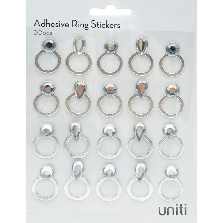 Uniti Gem Ring Stickers 20 Pieces