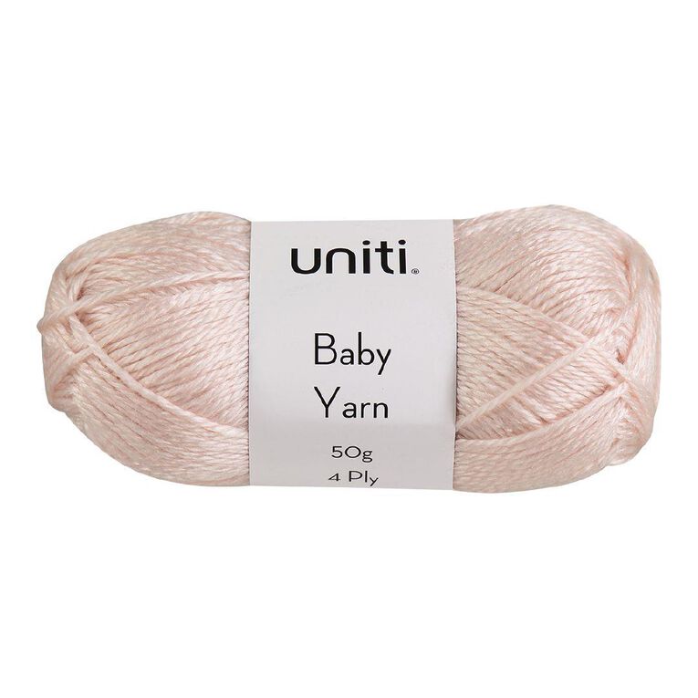 Uniti 4-ply Baby Acrylic Yarn Pink Mid 50g